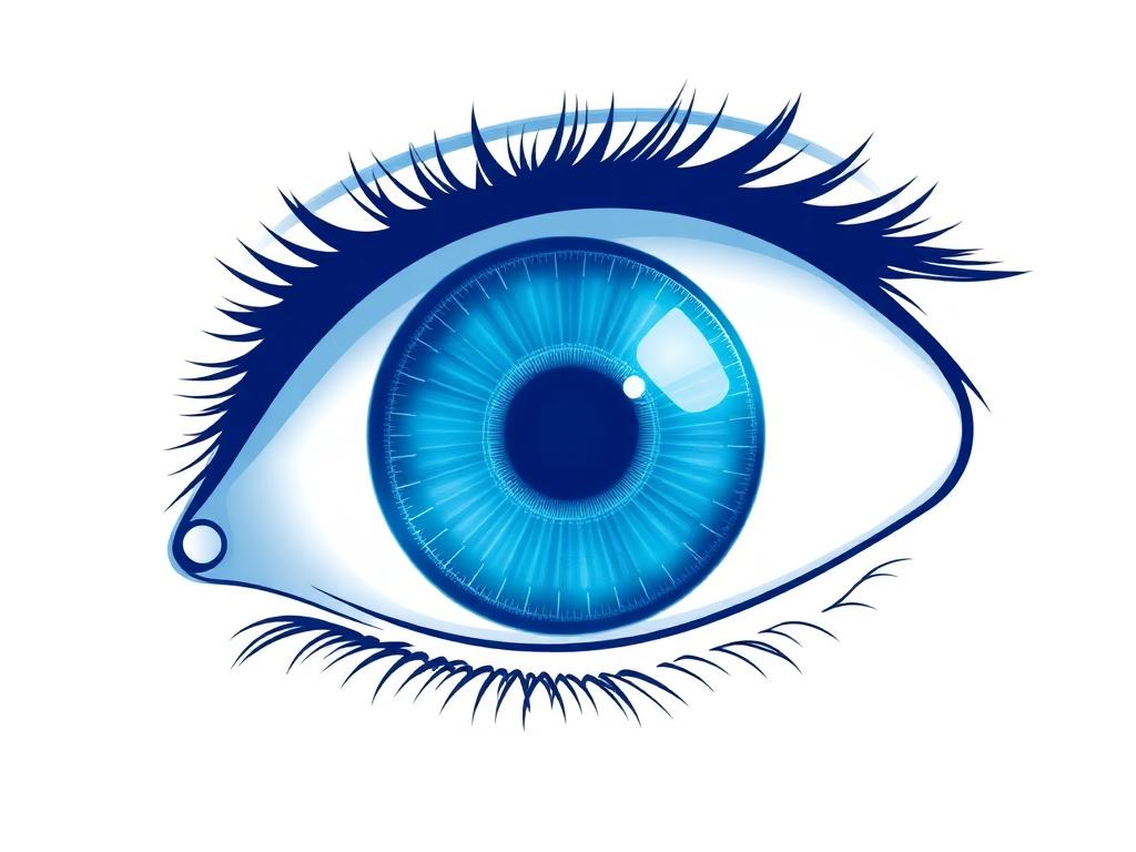 Eye anatomy diagram showing retina